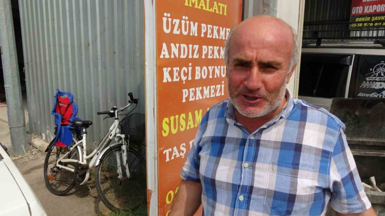 Lastikleri patlamış eski bisikleti bırakıp, 6 bin TL’lik son model bisikleti çaldı