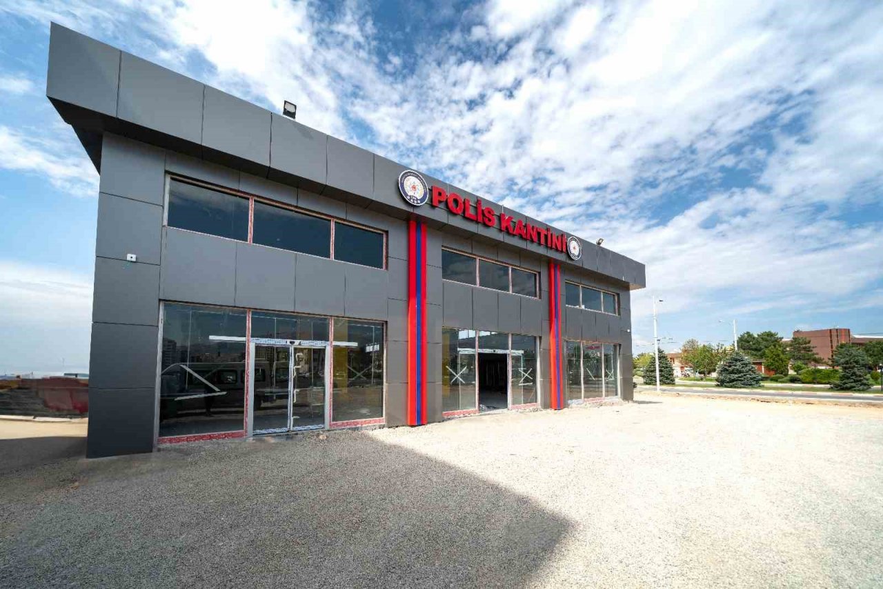 Polis kantininde çalışmalar tamamlandı