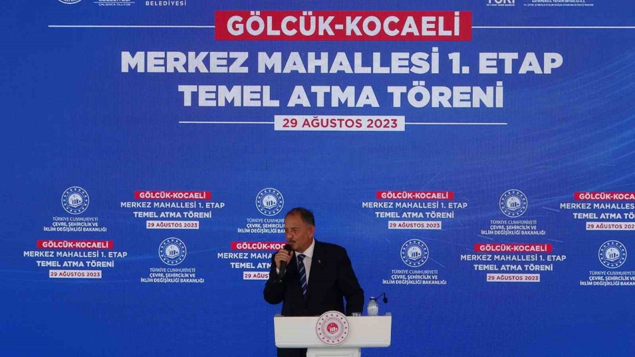 Bakan Özhaseki: “Deprem 9 dereceye kadar olsa bile hiçbirimiz yerimizden kımıldamadan hayatımızı sürdüreceğiz”