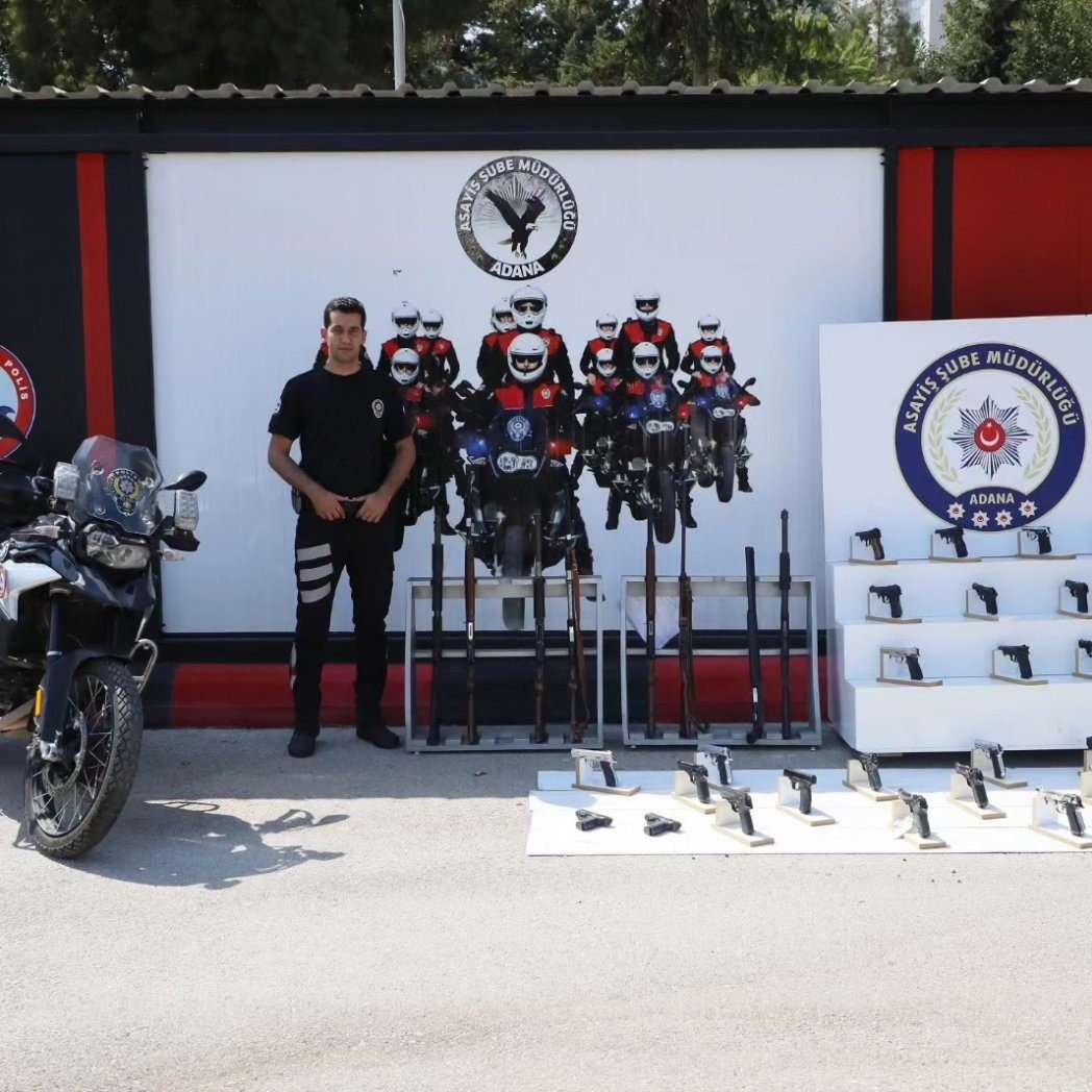 Adana’da bir haftada 136 ruhsatsız silah ele geçirildi