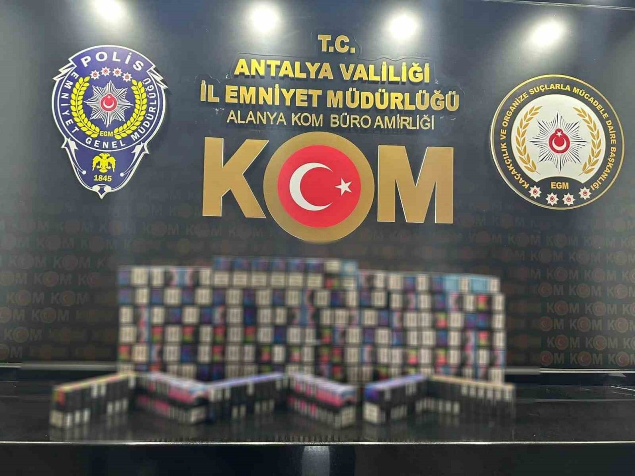 Antalya sahte alkol ve kaçak sigara operasyonu