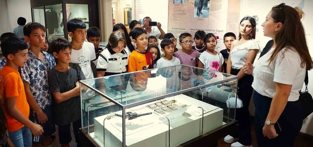 Roman çocuklar Kuvayi Milliye Müzesi’nde