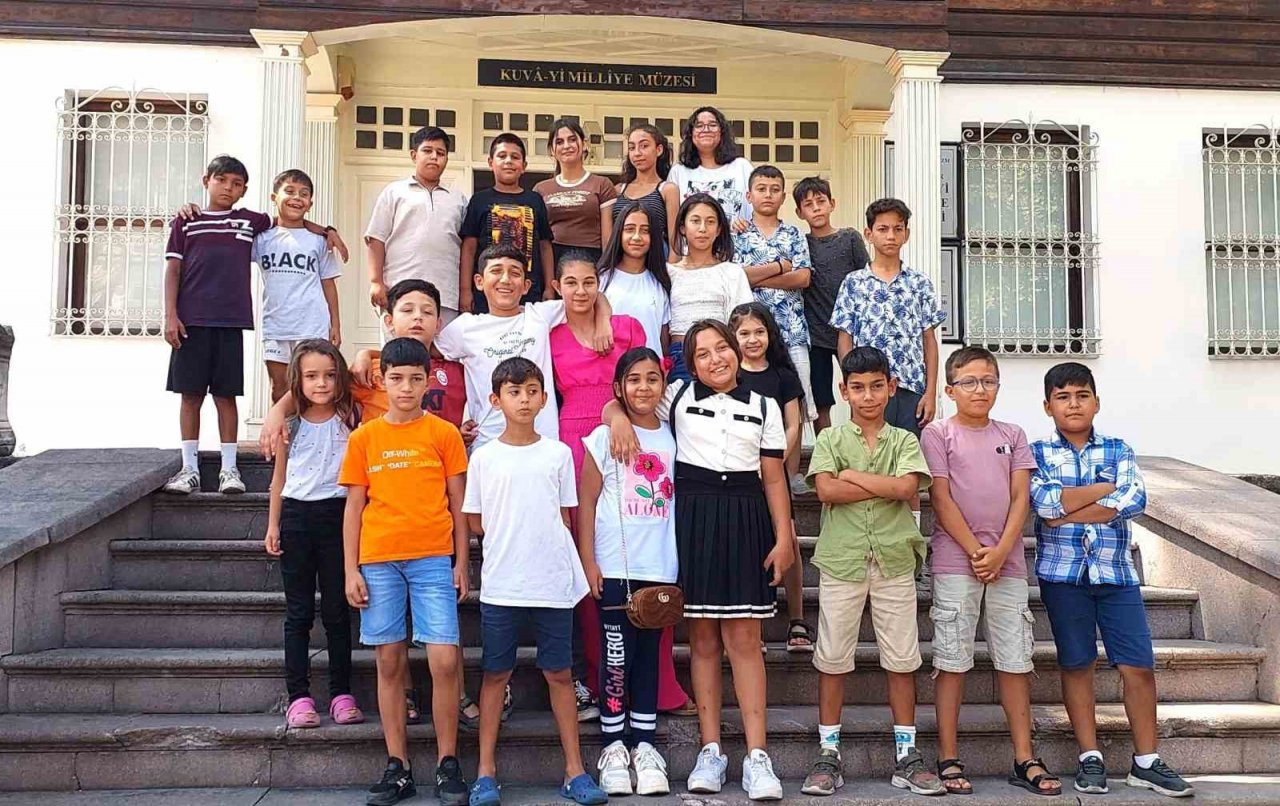 Roman çocuklar Kuvayi Milliye Müzesi’nde