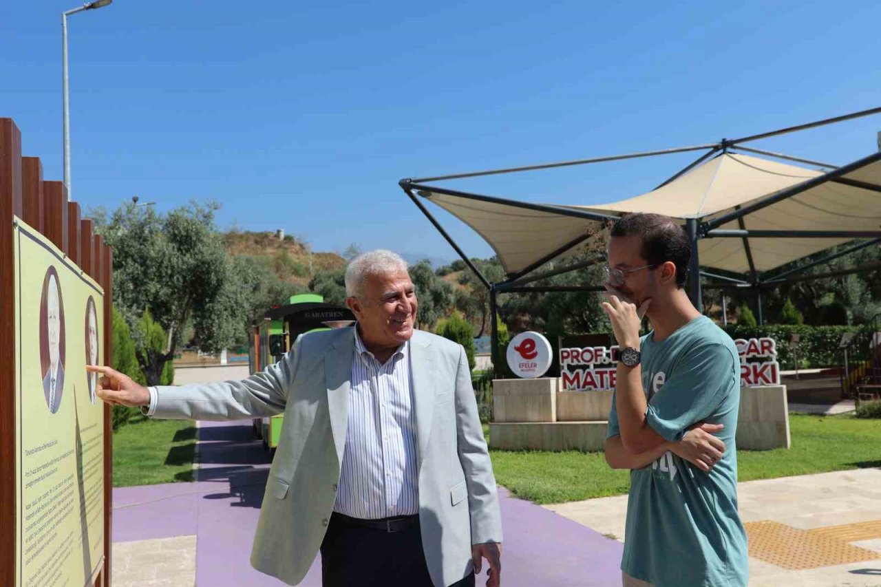 Başkan Atay, başarılı öğrenciyi ağırladı