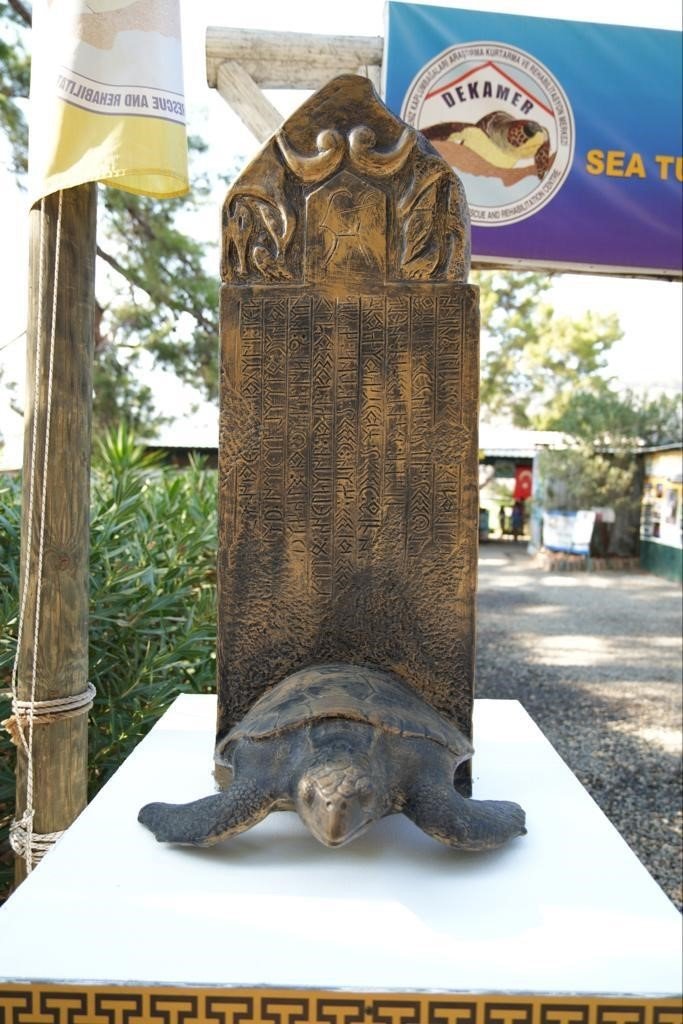 Tedavi edilen 8 kaplumbağa, Cumhuriyetin 100. yıllında denize bırakıldı