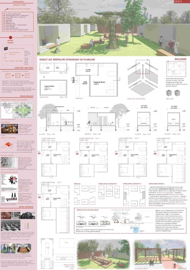 PAÜ öğrencileri, mimari fikir projesi yarışmasında ödülle döndü