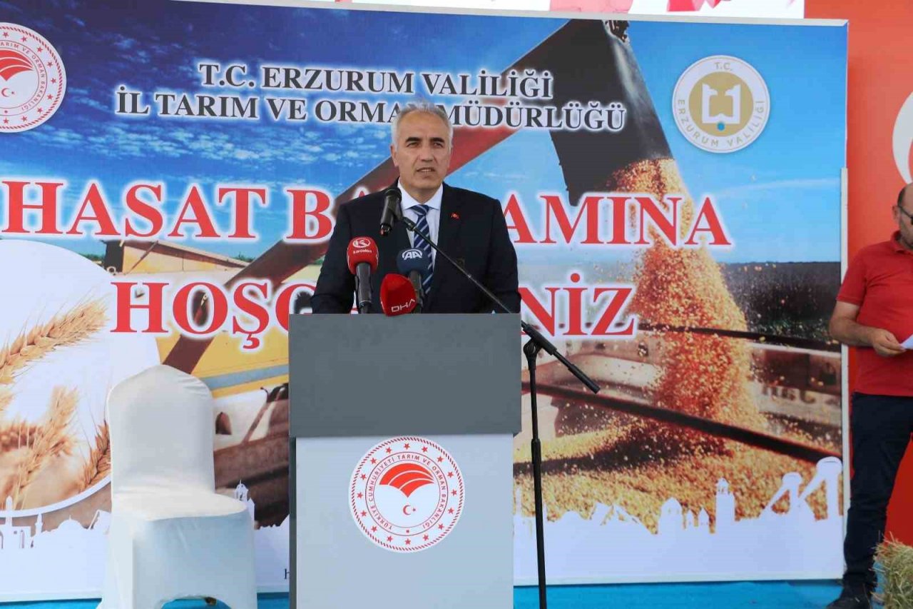 Erzurum’da hasat bayramı