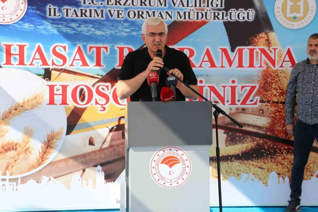 Erzurum’da hasat bayramı