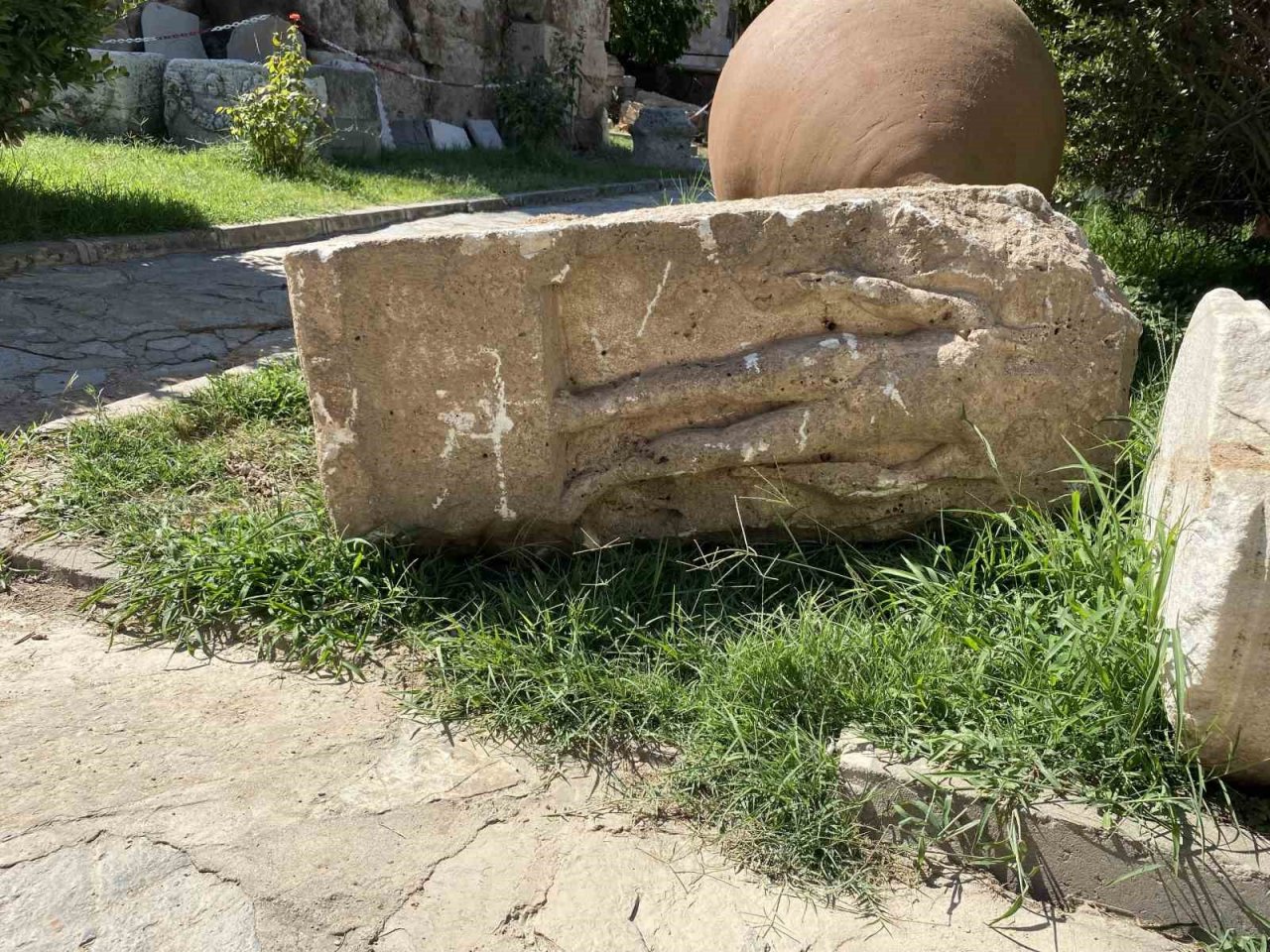 Altyapı çalışmasında bulundu hemen koruma altına alındı