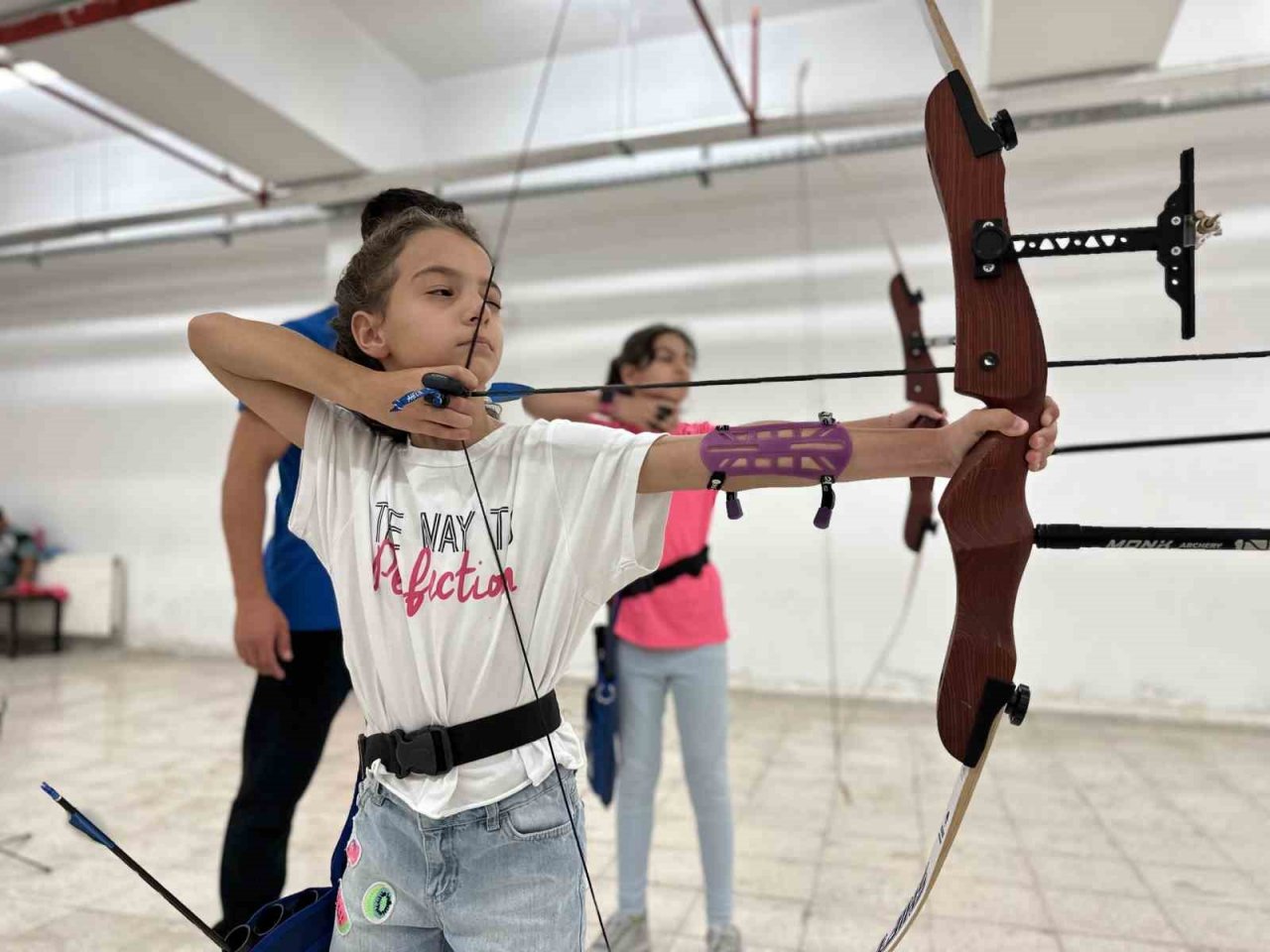 Minik okçular Mete Gazoz’u örnek alıyor