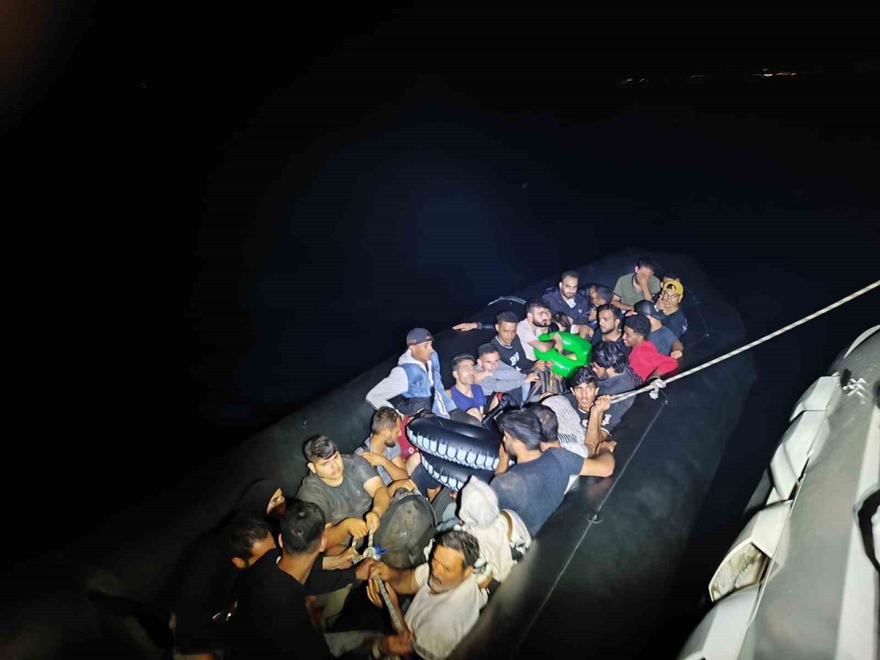 Bodrum açıklarında göçmen hareketliliği