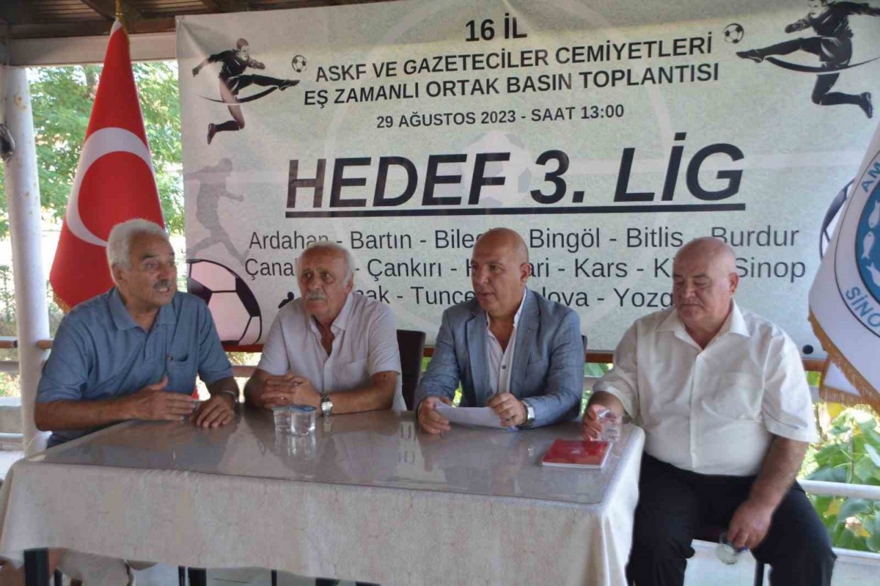 Sinop’ta ’hedef 3. Lig’ kampanyası