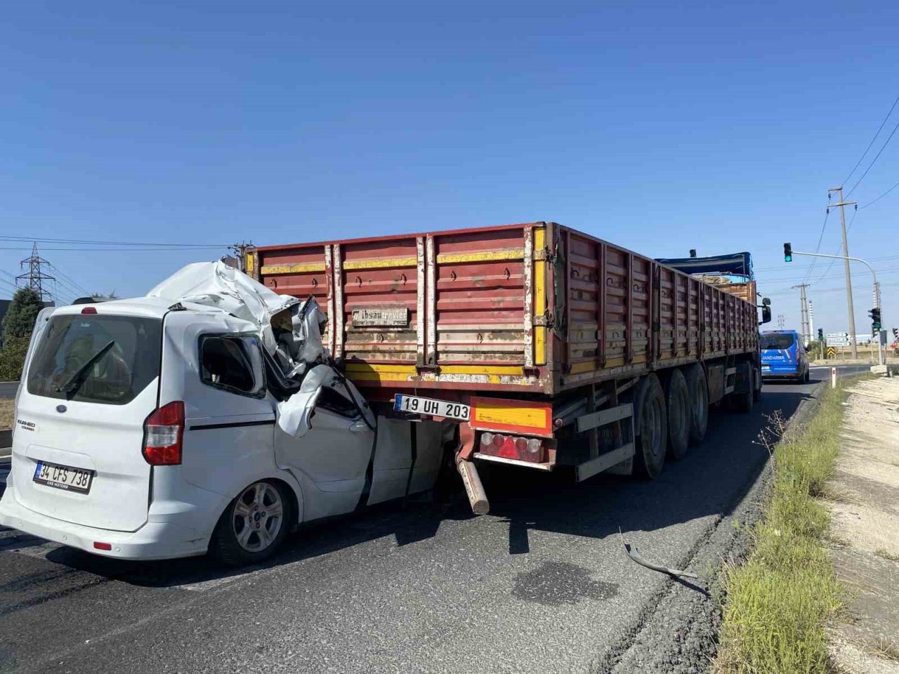 Tekirdağ’da feci kaza ve gözyaşı: 1 ölü, 1 yaralı