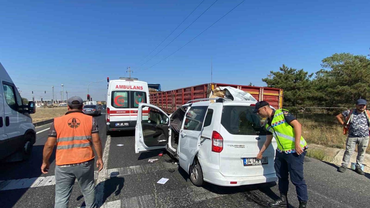 Tekirdağ’da feci kaza ve gözyaşı: 1 ölü, 1 yaralı
