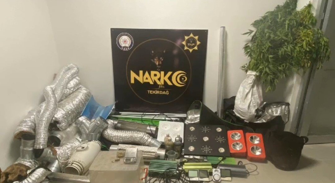 Ev değil uyuşturucu fabrikası