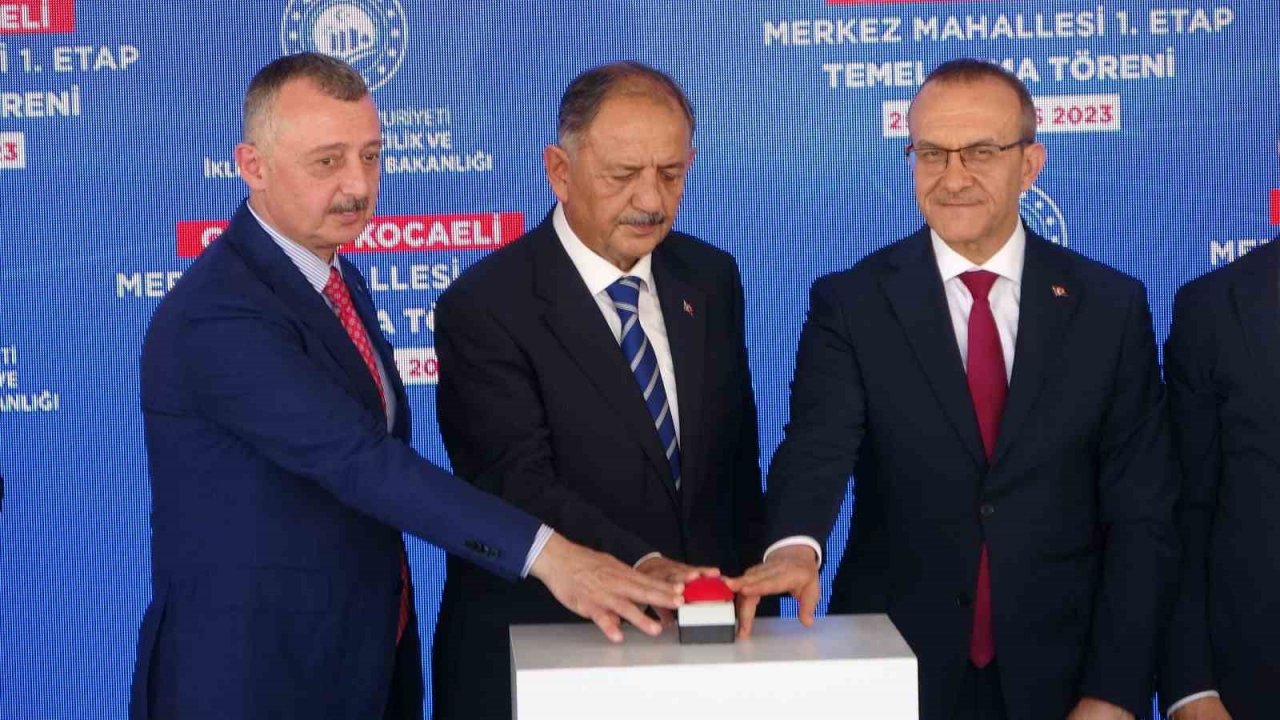 Bakan Özhaseki: “Deprem 9 dereceye kadar olsa bile hiçbirimiz yerimizden kımıldamadan hayatımızı sürdüreceğiz”