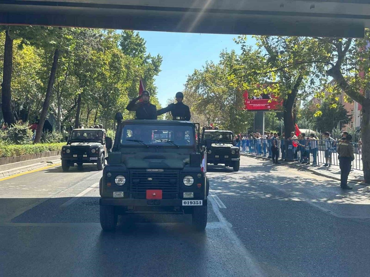 Başkentte 30 Ağustos Zafer Bayramı yürüyüşü