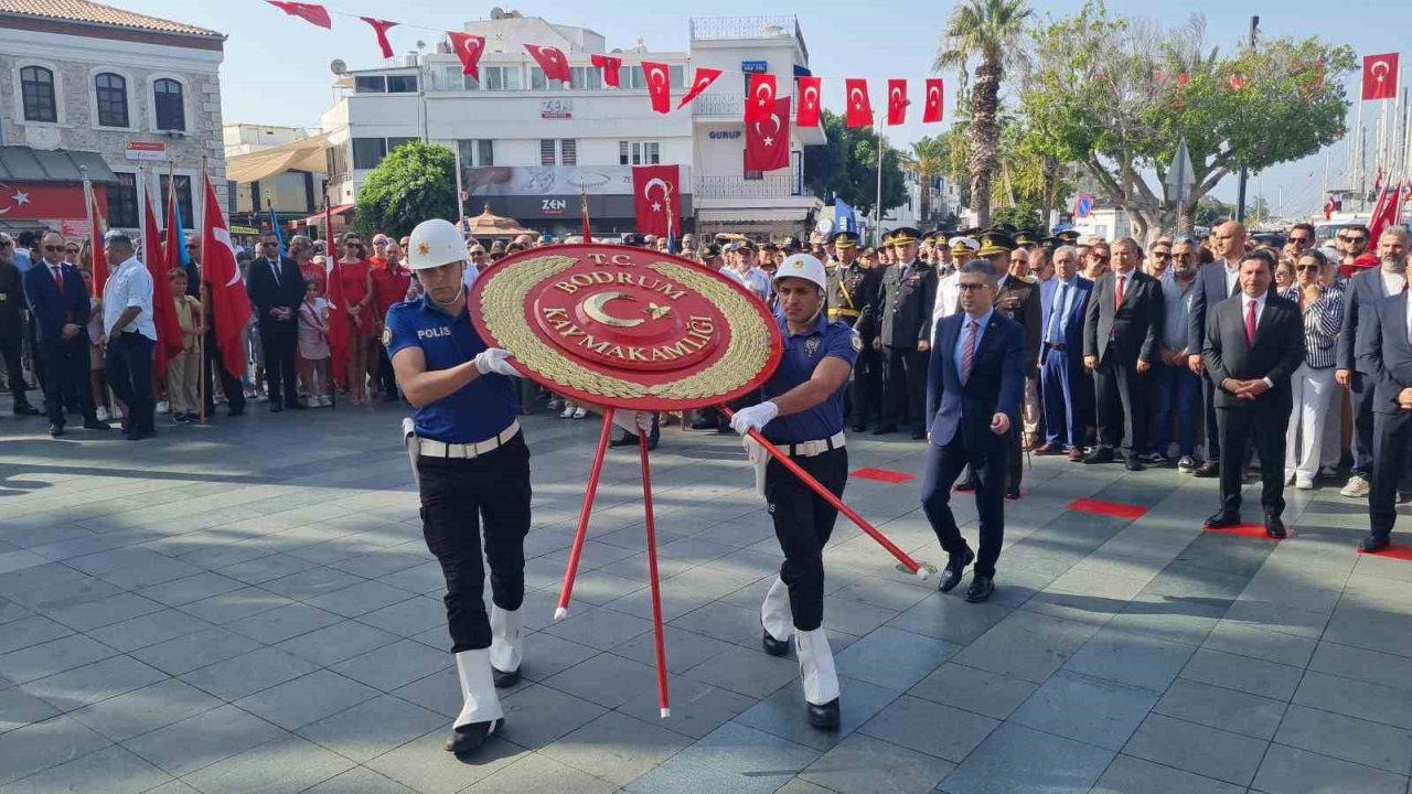 Bodrum’da Zafer Bayramı kutlamaları törenle başladı