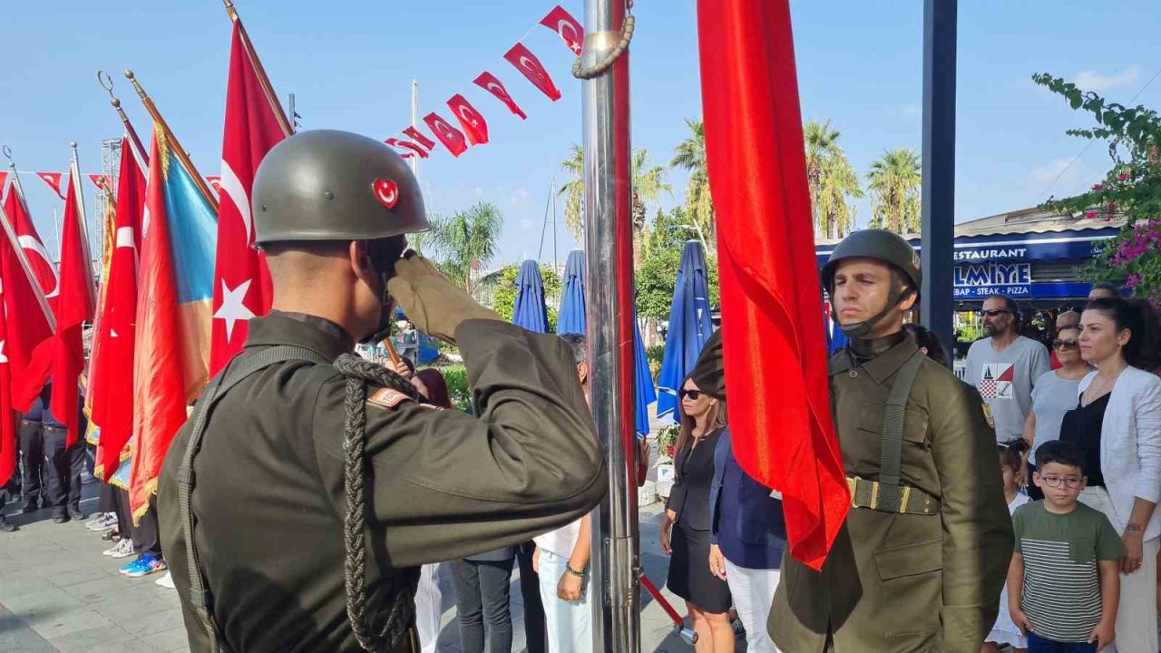 Bodrum’da Zafer Bayramı kutlamaları törenle başladı
