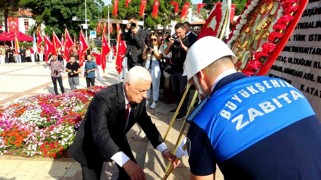 Büyük zaferin 101. yılı Muğla’da kutlandı