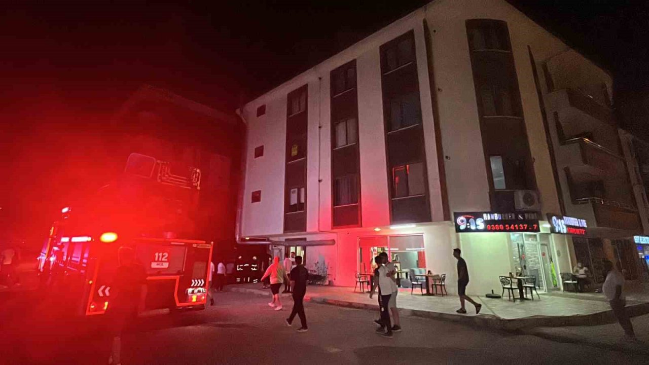 Baca yangınına termal kamera ile müdahale