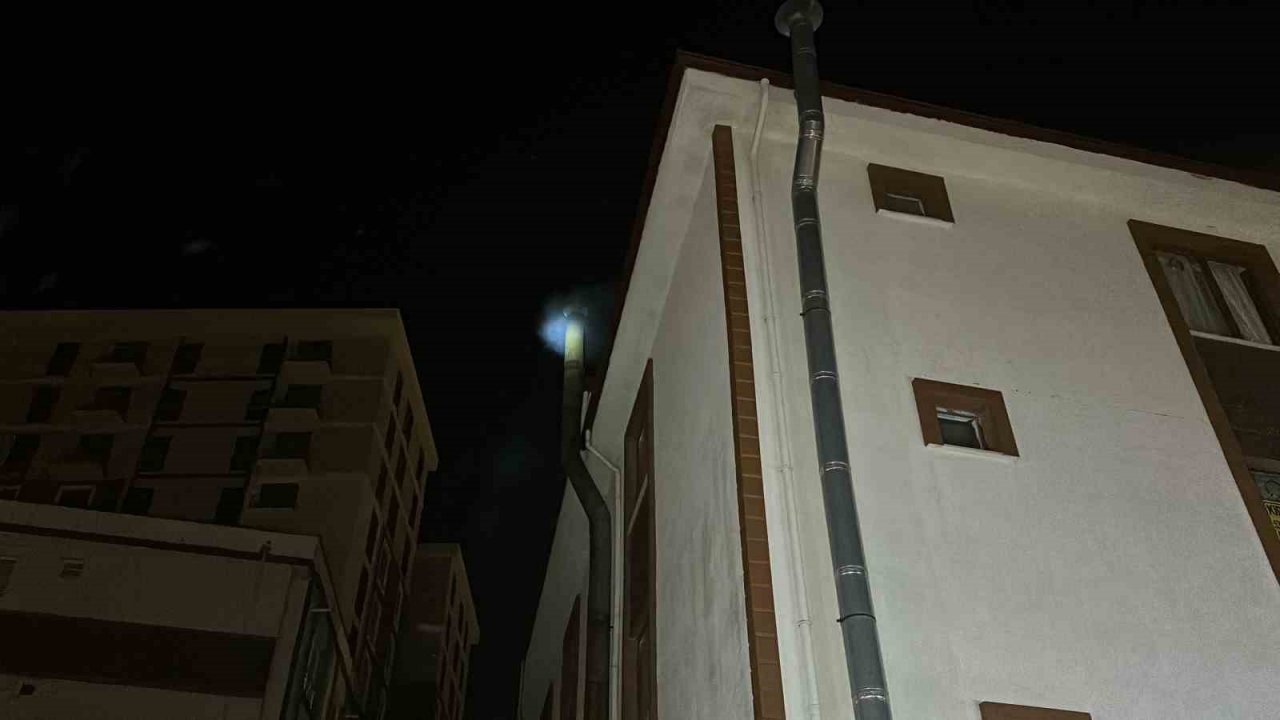 Baca yangınına termal kamera ile müdahale