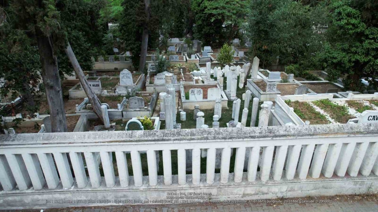 Karacaahmet Mezarlığı’ndaki ‘Hattatlar Sofası’ restore edildi