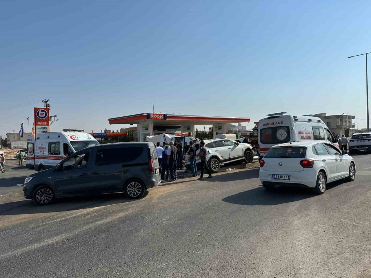 Mardin’de trafik kazası: 5 yaralı