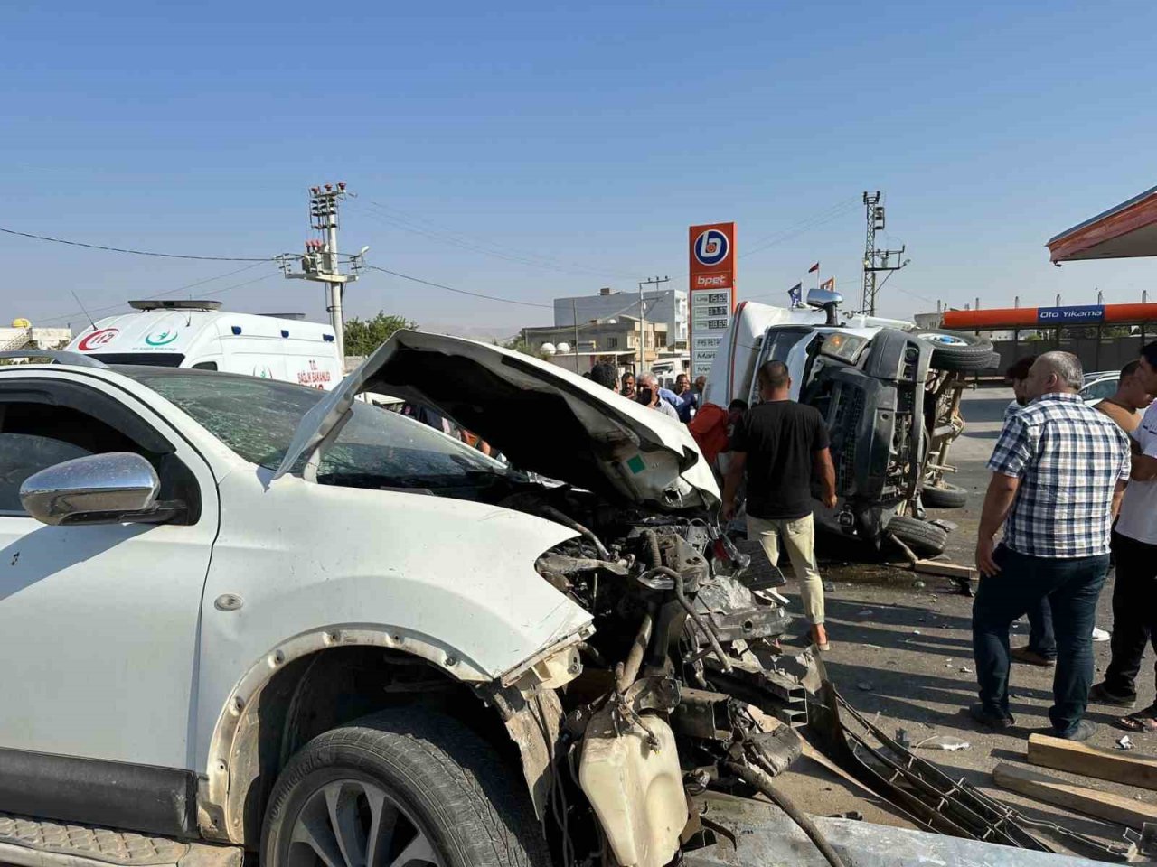 Mardin’de trafik kazası: 5 yaralı
