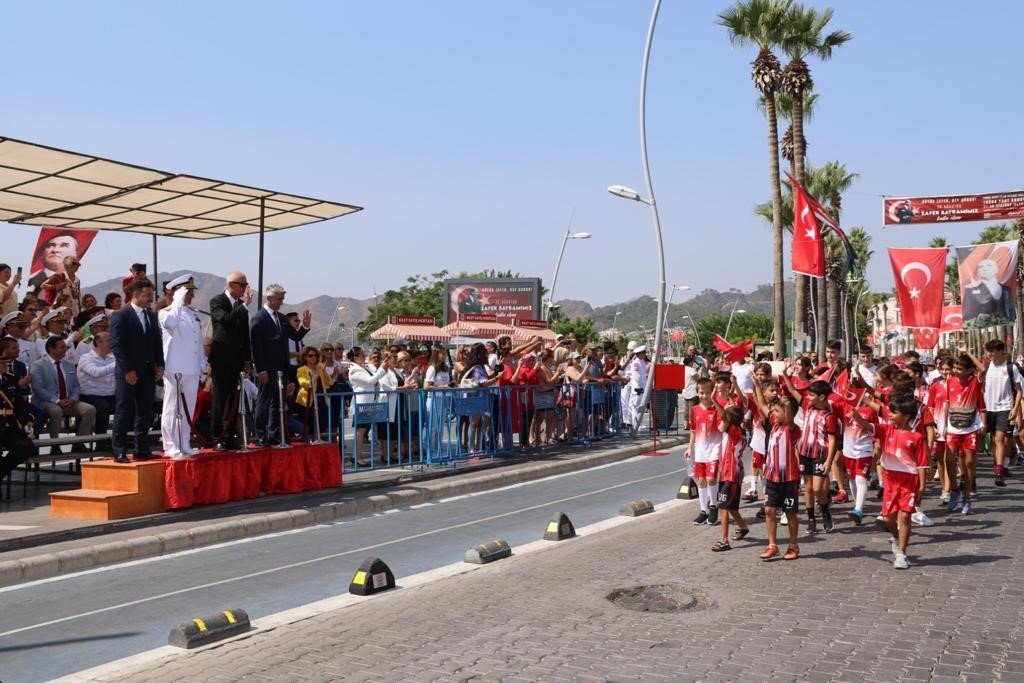 Marmaris’te 30 Ağustos Zafer Bayramı kutlandı