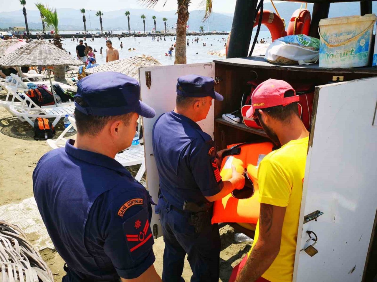 Sahil Güvenlik ekiplerinden plaj denetimi