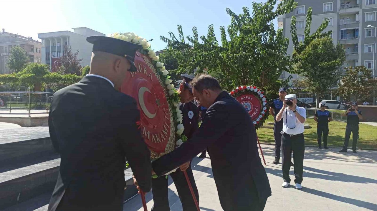 Bafra’da 30 Ağustos Zafer Bayramı kutlandı