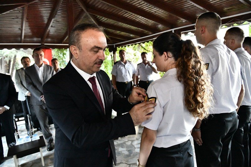 Tekirdağ Jandarma Komutanlığı’nda rütbe terfi töreni