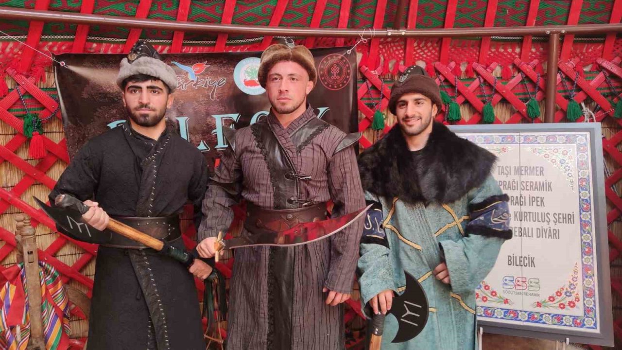 Ertuğrul Gazi Kayı Obası’nda Bilecik’in tarihi anlatıldı, yöresel ürünleri tanıtıldı