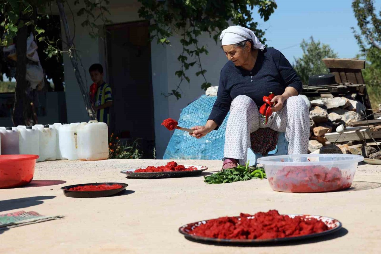 Muğla’da organik salça mevsimi