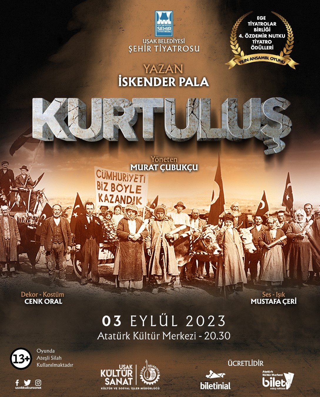 Uşak Belediyesi’nin Kurtuluş Haftası Programı Belli Oldu