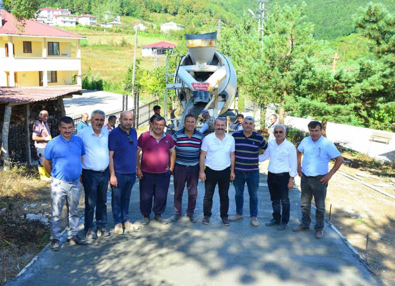 Akkuş’ta yol sorunu beton santraliyle aşılacak