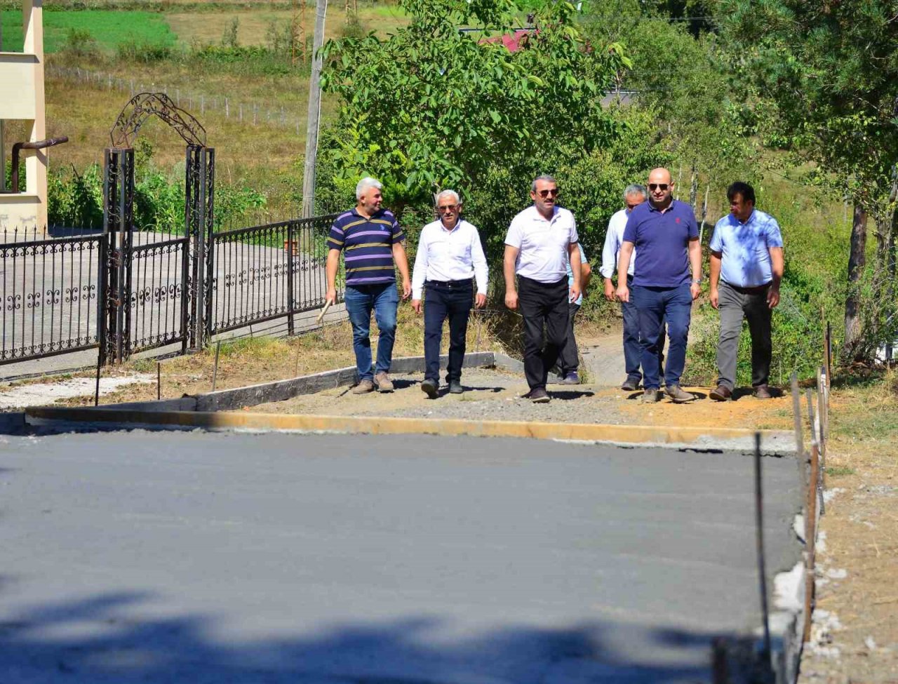 Akkuş’ta yol sorunu beton santraliyle aşılacak