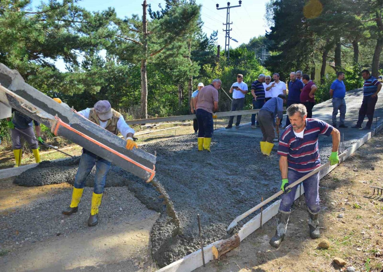 Akkuş’ta yol sorunu beton santraliyle aşılacak