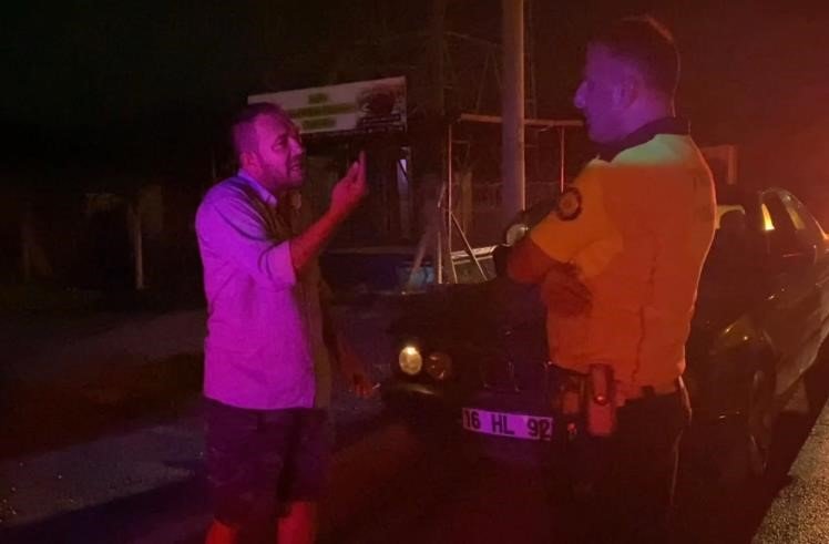 Alkollü sürücüden ilginç istek: "Bana alkolden ceza yazmayın"