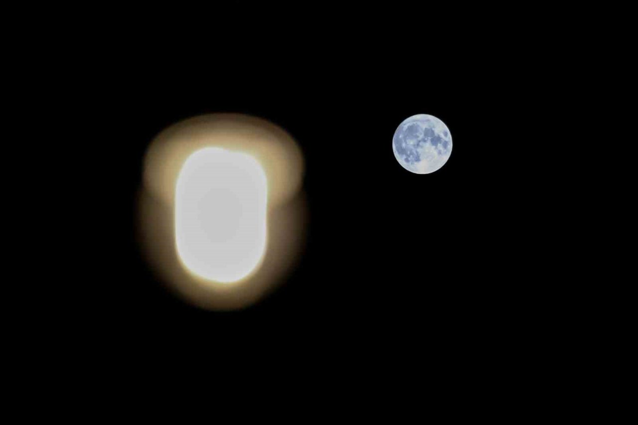 Antalya’da ‘Süper Mavi Ay’ manzaraları