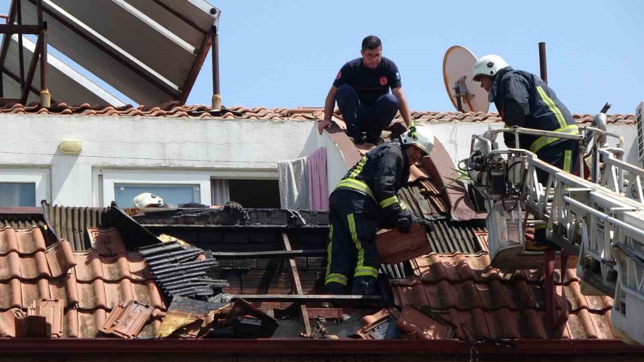 Otel personel lojmanında 1 yılda çıkan ikinci yangın kokuttu