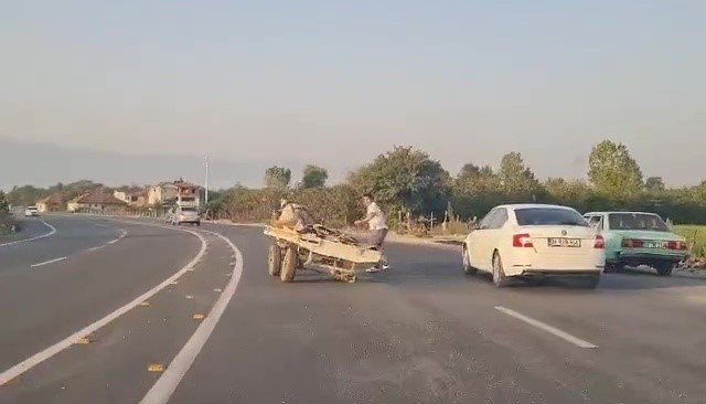 At önce tekeri sonra sahibini bıraktı