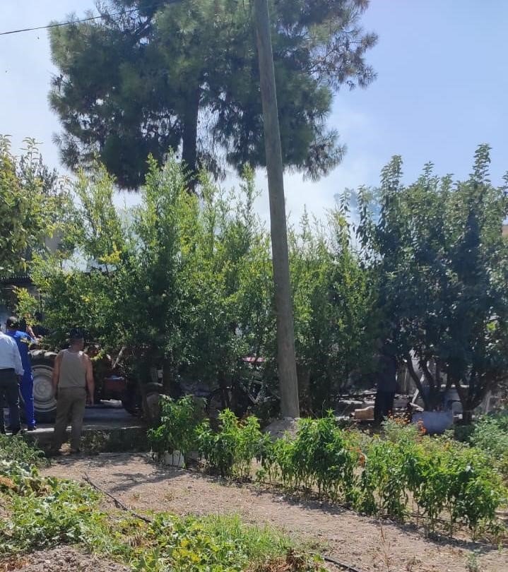 Cami lojmanında çıkan yangında imamın annesi öldü