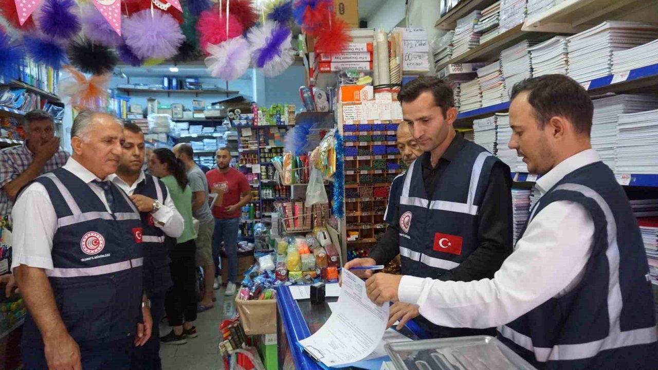 Edirne’de okulların açılması öncesi kırtasiye denetimi