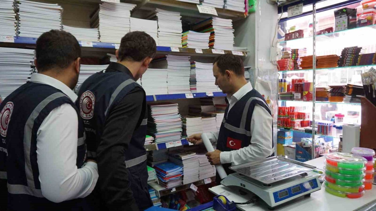 Edirne’de okulların açılması öncesi kırtasiye denetimi