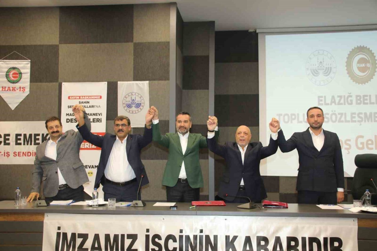 Elazığ Belediyesinde işçilerin ücretlerine yüzde 103 zam yapıldı