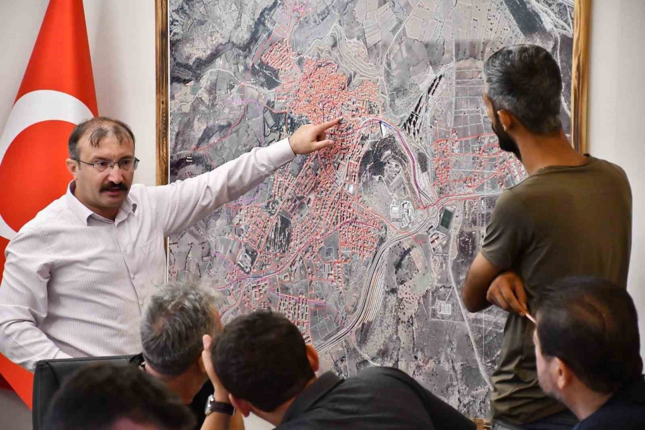 Emet’te altyapı çalışmaları