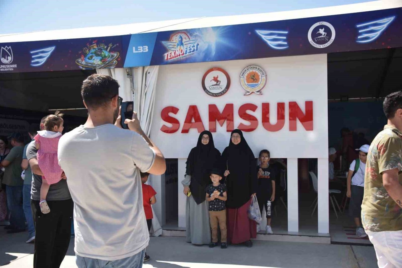 TEKNOFEST Ankara’da Samsun standına büyük İlgi
