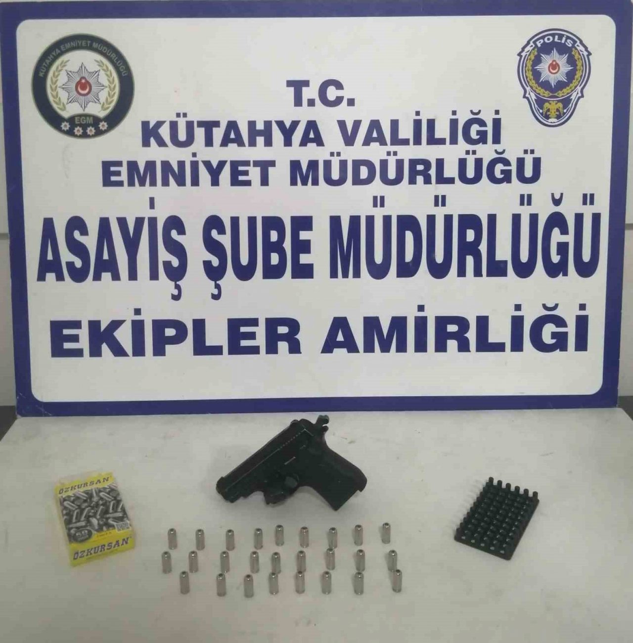 Kütahya polisinin bölge uygulaması